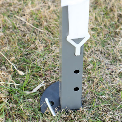 Auvent pliable robuste Outsunny avec structure solide, toit anti-UV et sac de transport pour terrasse, jardin, plage, etc.