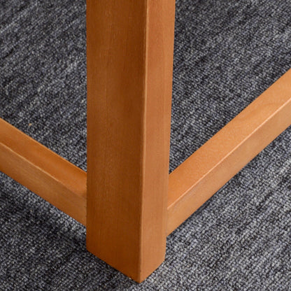 Ensemble de mobilier de patio Outsunny 5 pièces en forme de L, canapé d'angle extérieur en bois, gris