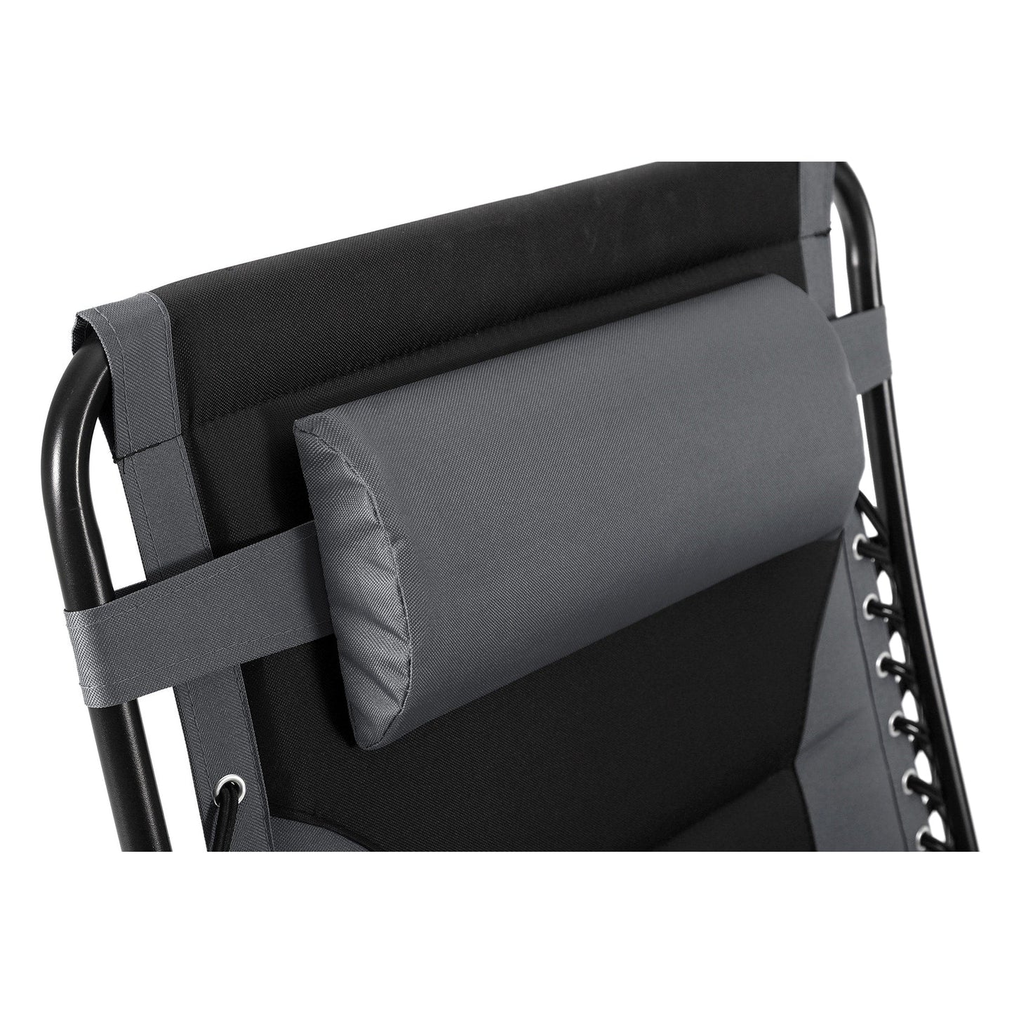 Fauteuil lounge XL surdimensionné rembourré zéro gravité avec accoudoirs plus larges, inclinable et porte-gobelet - Non disponible