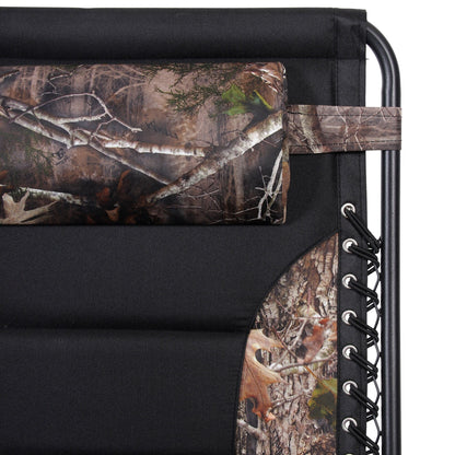 Fauteuil lounge XL surdimensionné rembourré zéro gravité avec accoudoirs plus larges, inclinable et porte-gobelet - Non disponible