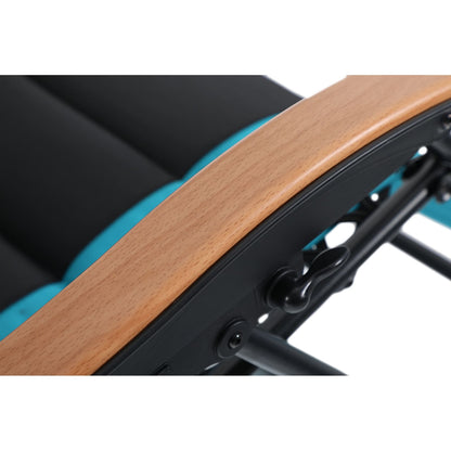 Fauteuil lounge XL surdimensionné rembourré zéro gravité avec accoudoirs plus larges, inclinable et porte-gobelet - Non disponible