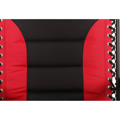 Fauteuil lounge XL surdimensionné rembourré zéro gravité avec accoudoirs plus larges, inclinable et porte-gobelet - Non disponible