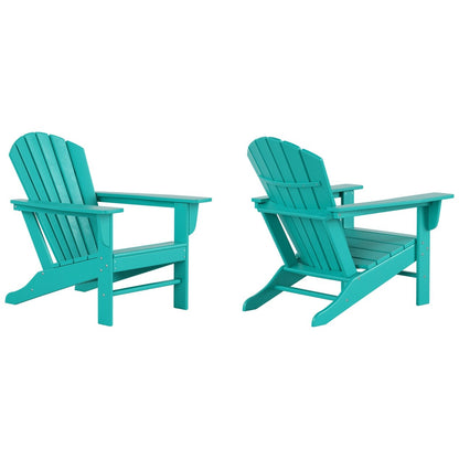 Chaises Adirondack de patio Polytrends Altura Outdoor écologiques et résistantes aux intempéries (ensemble de 2)