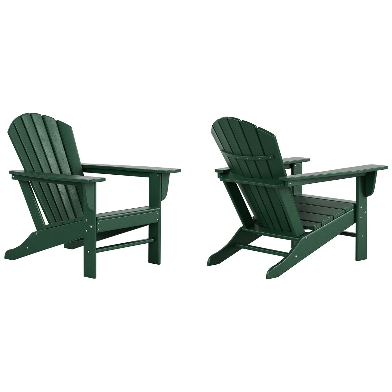 Chaises Adirondack de patio Polytrends Altura Outdoor écologiques et résistantes aux intempéries (ensemble de 2)