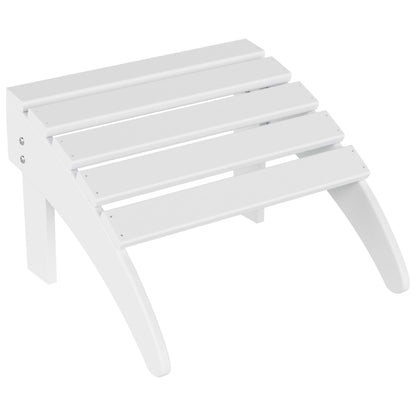 Chaise Adirondack pliable d'extérieur Polytrends Laguna HDPE résistante aux intempéries avec repose-pieds (ensemble de 2 pièces)