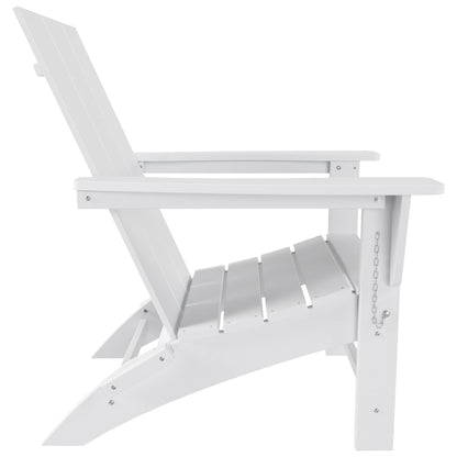 Chaise Adirondack pliante Polytrends Shoreside, moderne, écologique et résistante aux intempéries, pour usage commercial et résidentiel.