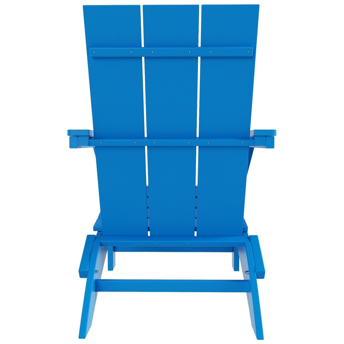 Chaise Adirondack pliante Polytrends Shoreside, moderne, écologique et résistante aux intempéries, pour usage commercial et résidentiel.