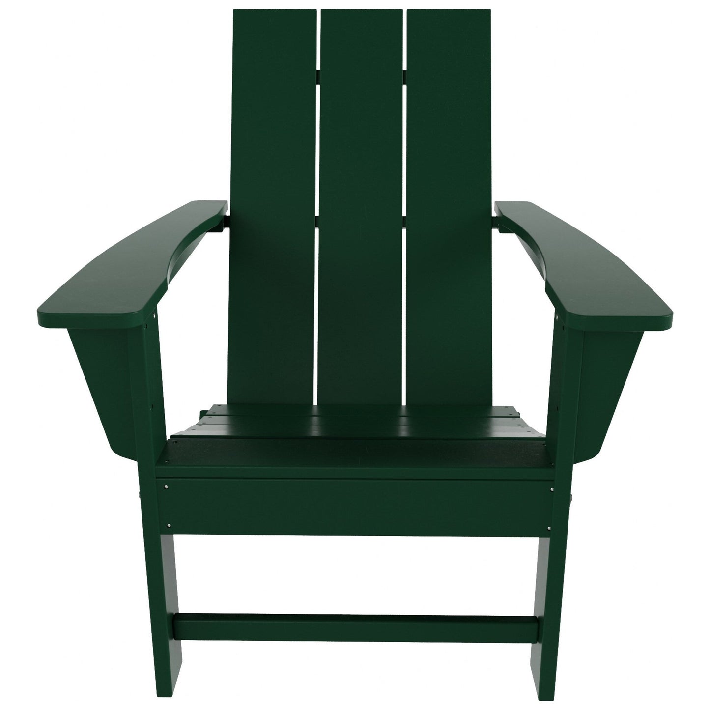 Chaise Adirondack pliante Polytrends Shoreside, moderne, écologique et résistante aux intempéries, pour usage commercial et résidentiel.