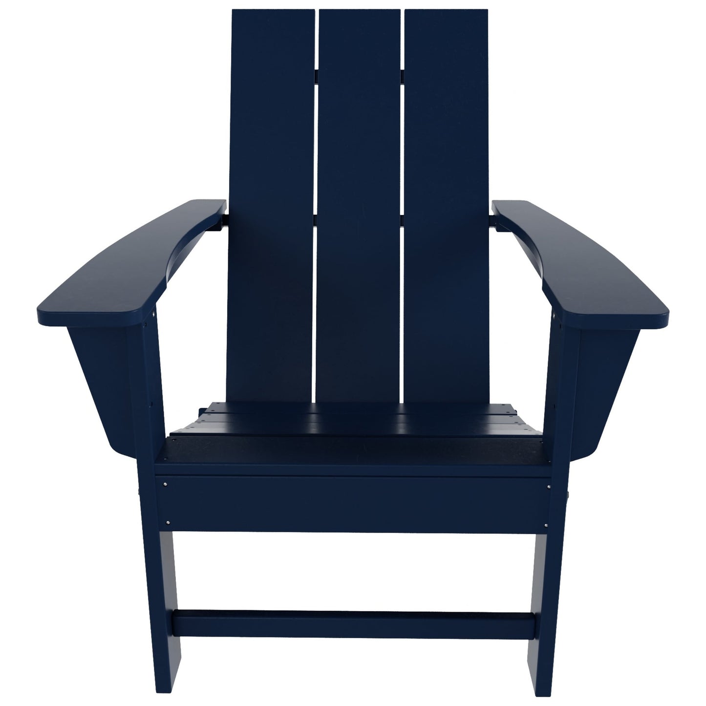 Chaise Adirondack pliante Polytrends Shoreside, moderne, écologique et résistante aux intempéries, pour usage commercial et résidentiel.