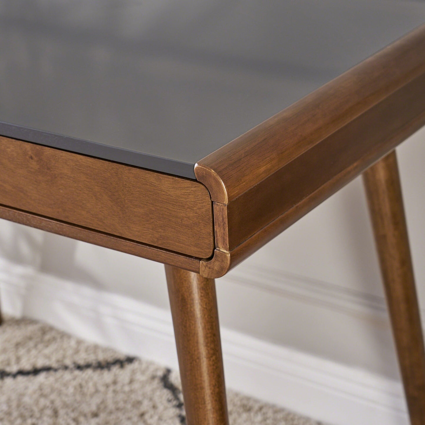 Bureau Peninah en faux bois d'hévéa par Christopher Knight Home