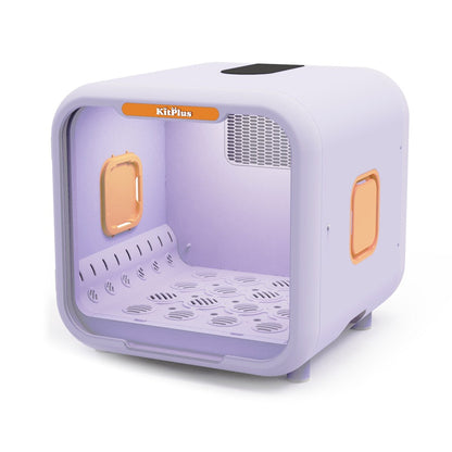 Boîte séchoir à poils d'animaux ultra silencieuse, capacité 6L, pour chats et petits chiens