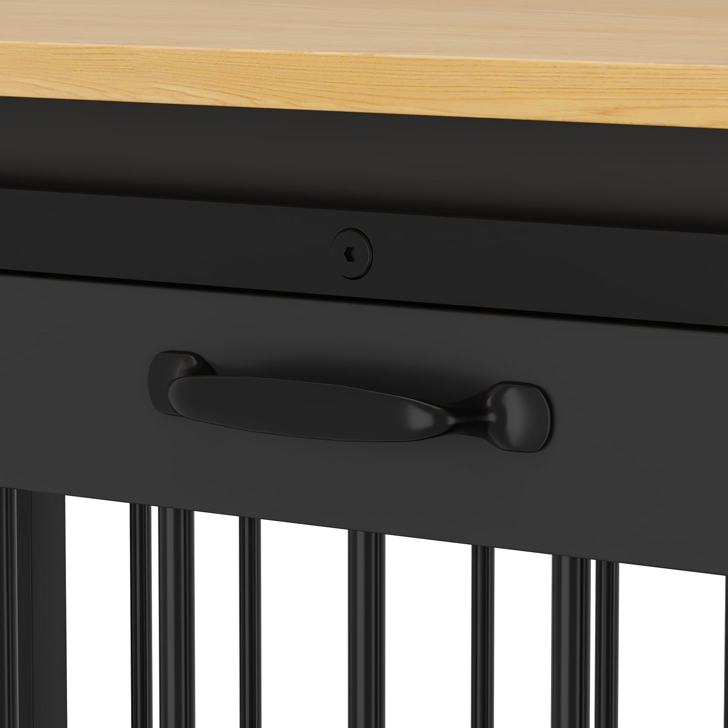 Cage pour chien élégante et robuste avec renfort en tubes de fer