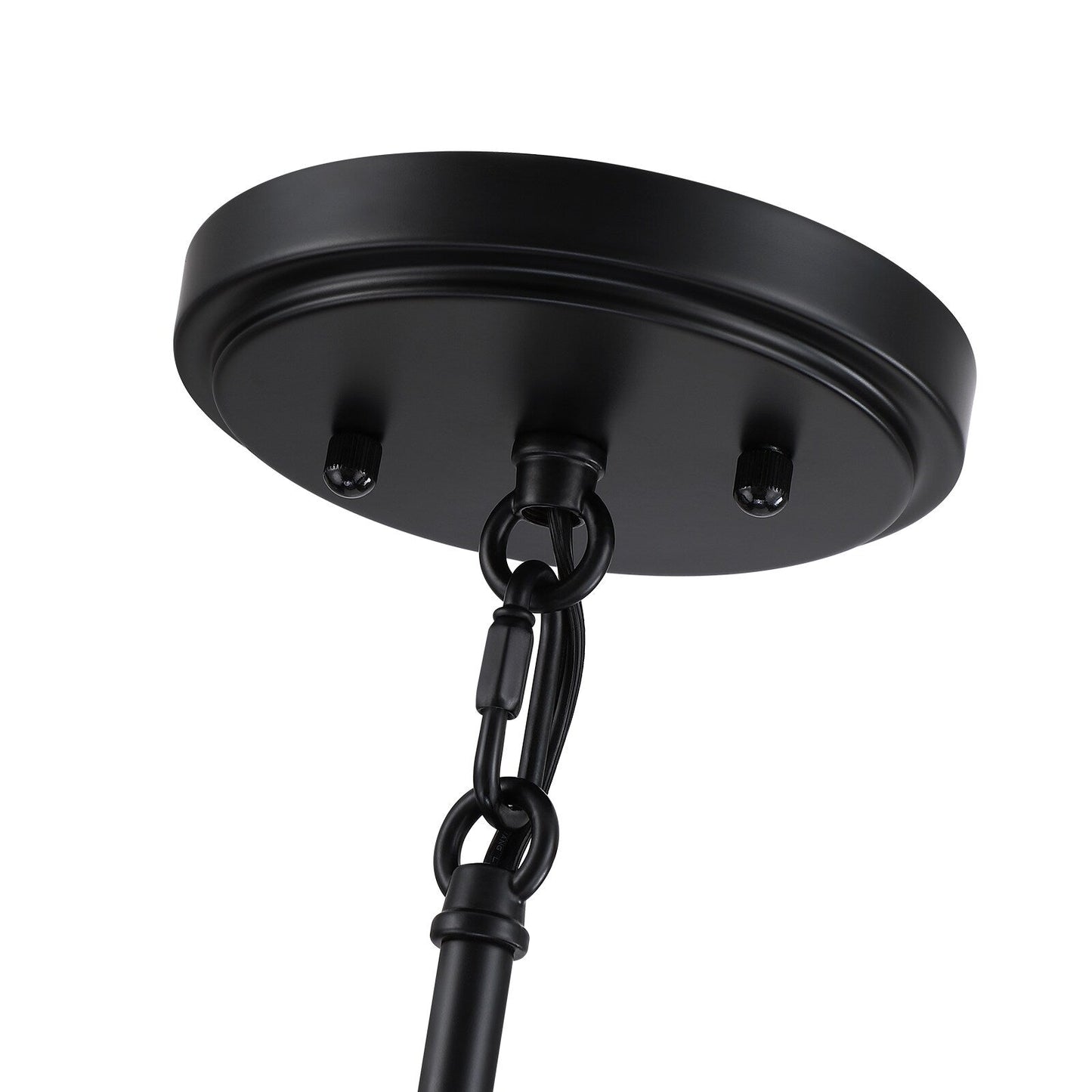 Lustre Piersan à 5 lumières de style bohème moderne avec abat-jour étagé en rotin - 66 cm de large