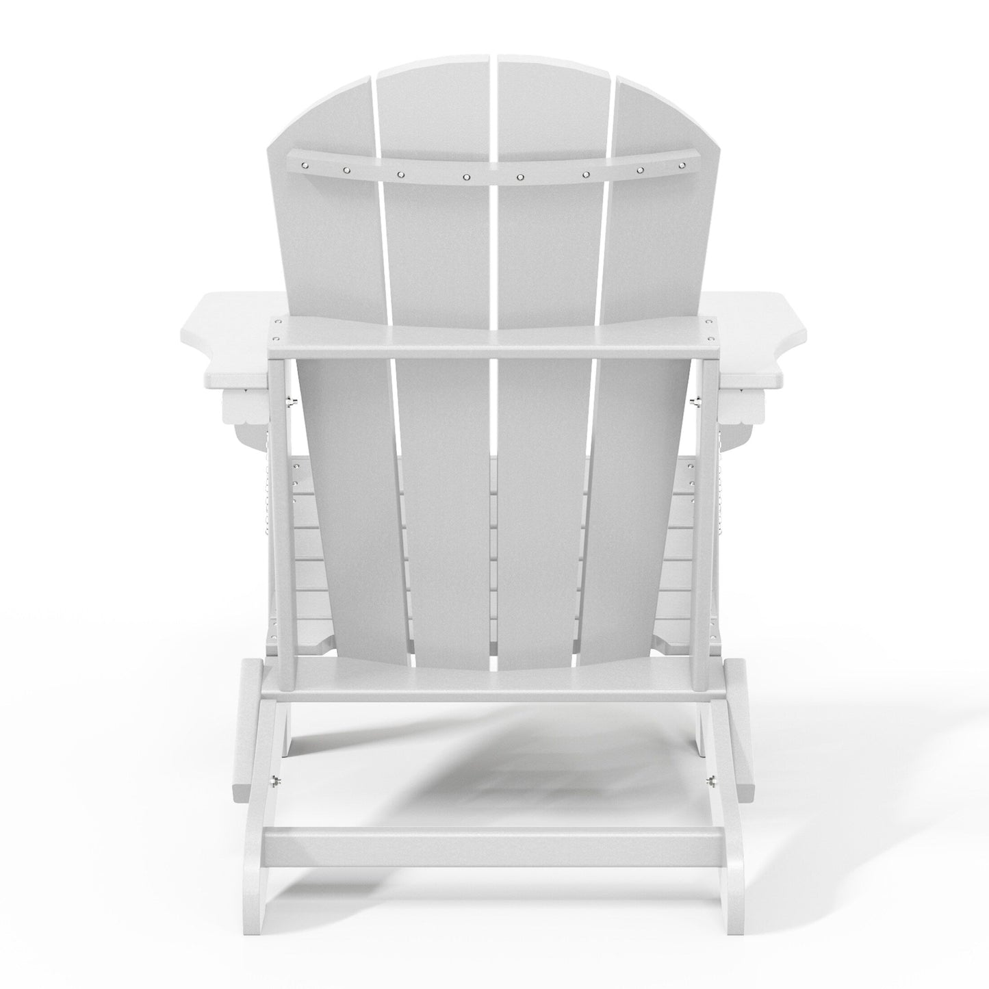 Chaises Adirondack pliantes d'extérieur Polytrends Laguna résistantes aux intempéries (lot de 2)