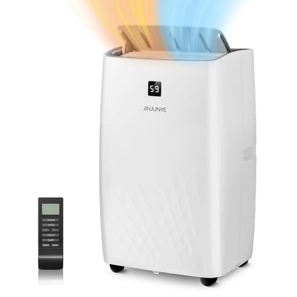 Climatiseur portable avec chauffage – 12 000 BTU en refroidissement et 10 000 BTU en chauffage pour des pièces jusqu’à 700 pieds carrés