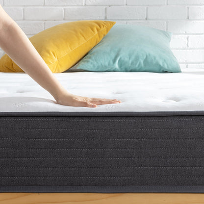 Matelas hybride à ressorts ensachés Priage by ZINUS de 20 cm (8 pouces) pour un confort optimal