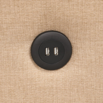 Canapé-lit gigogne 3 en 1 avec 2 tables d'appoint