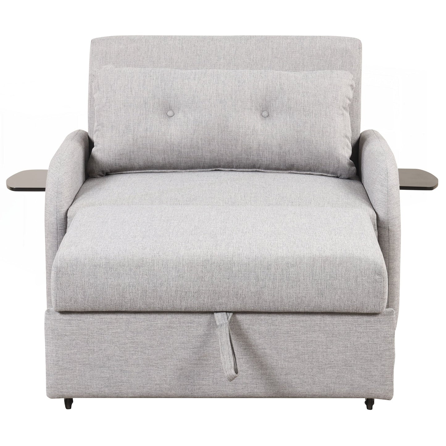 Canapé-lit gigogne 3 en 1 avec 2 tables d'appoint