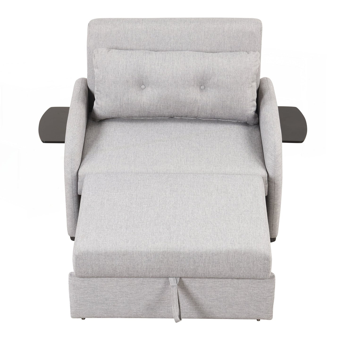 Canapé-lit gigogne 3 en 1 avec 2 tables d'appoint