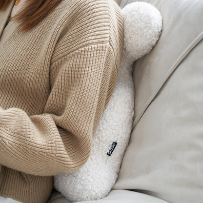 Coussin décoratif lapin penseur