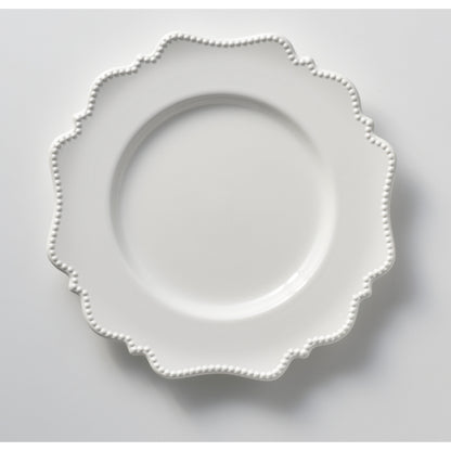 Assiette plate blanche Red Vanilla Pinpoint 11 (Lot de 6)