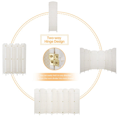 Paravent pliable autoportant en fibre tissée de 1,83 m de haut