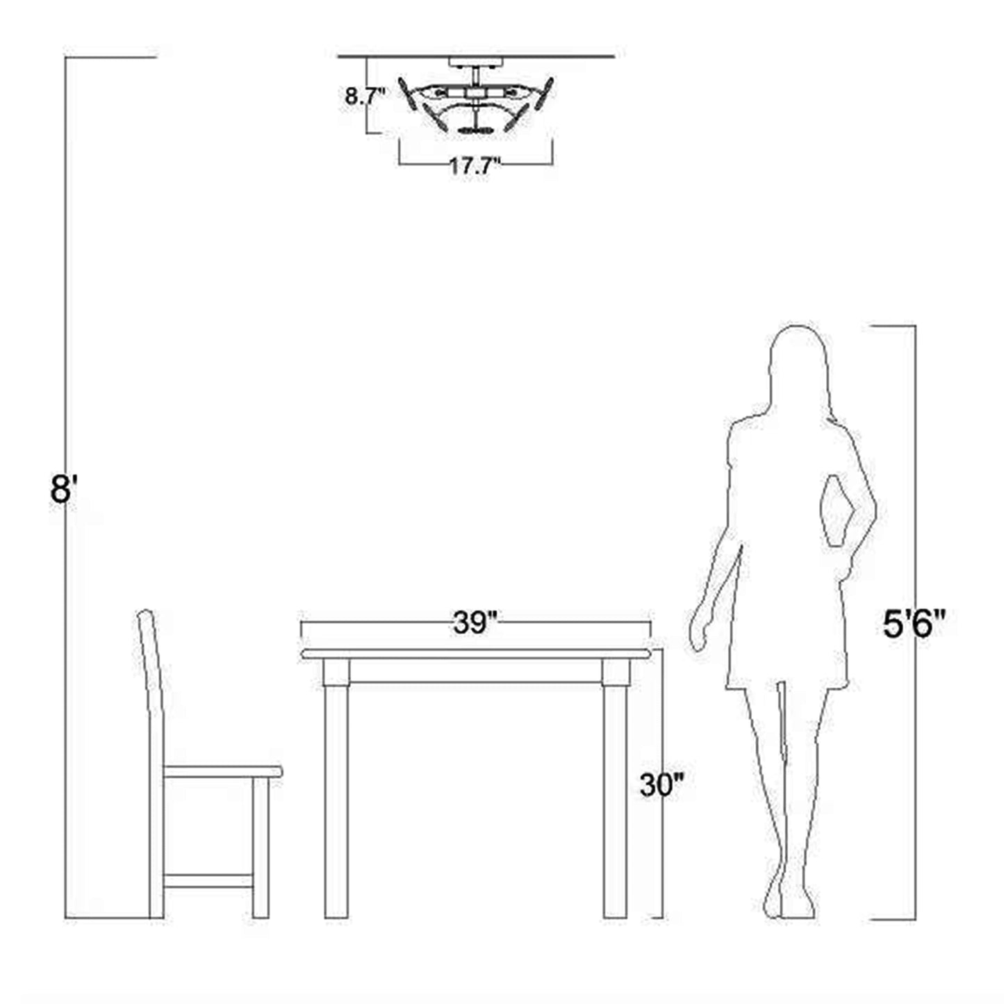 Plafonnier Rosa à 6 lumières, finition argent brossé, cristal champagne, motif floral - 45 cm de diamètre x 22 cm de hauteur