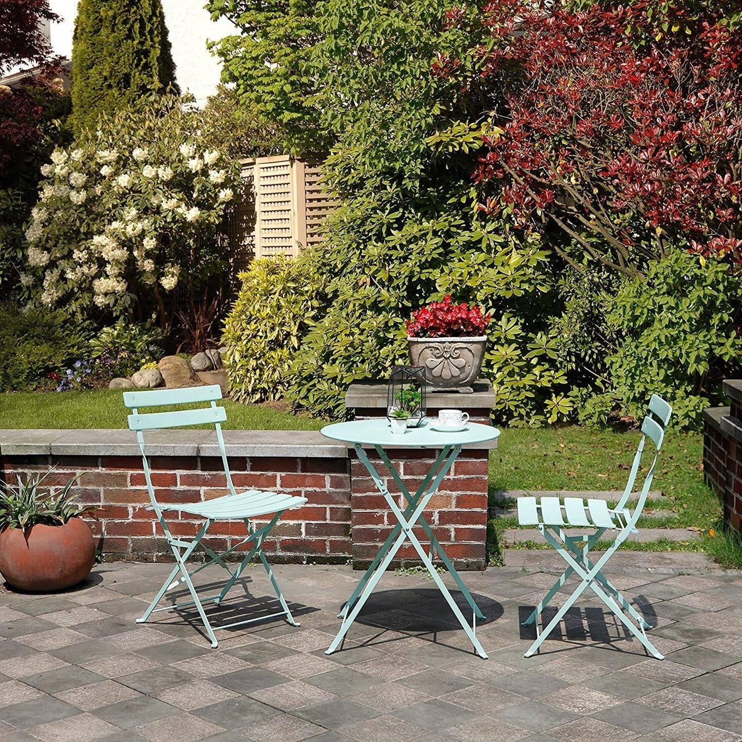 Ensemble bistro rond pour 2 personnes - 23,6 cm de long