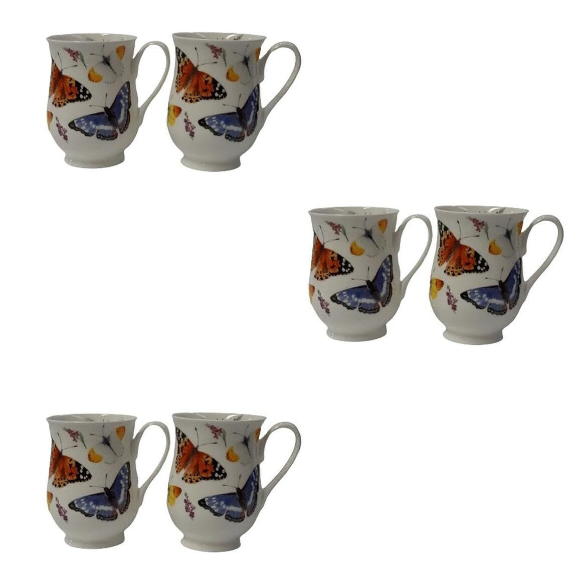 Mug Roy Kirkham Eleanor Jardin de Papillons (Lot de 6)
