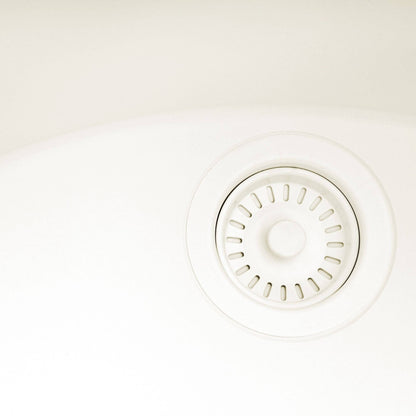 Évier de buanderie encastré Ruvati epiRock Workstation 25 pouces, blanc chaud - RVG2321WB