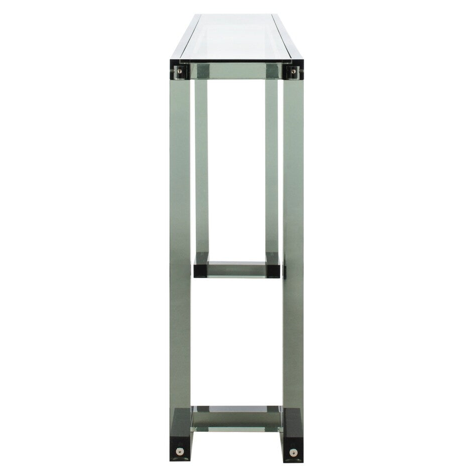 Console Camryn en acrylique transparent de SAFAVIEH Couture - Dimensions : 60 cm (L) x 10 cm (l) x 30 cm (H) - 52 cm (L) x 10 cm (P) x 30 cm (H)
