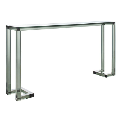 Console Camryn en acrylique transparent de SAFAVIEH Couture - Dimensions : 60 cm (L) x 10 cm (l) x 30 cm (H) - 52 cm (L) x 10 cm (P) x 30 cm (H)