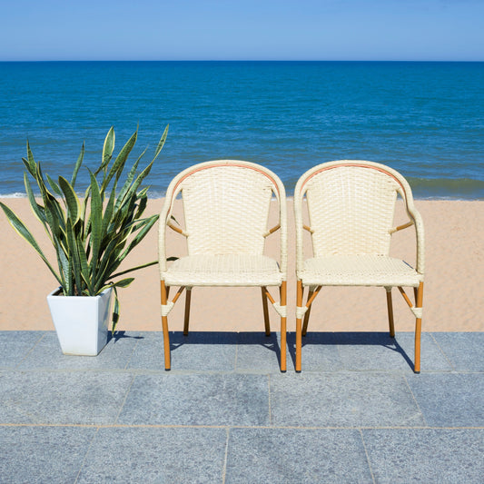 Fauteuil Doreth de SAFAVIEH (lot de 2) - 23 cm (L) x 36 cm (P) x 25 cm (H)