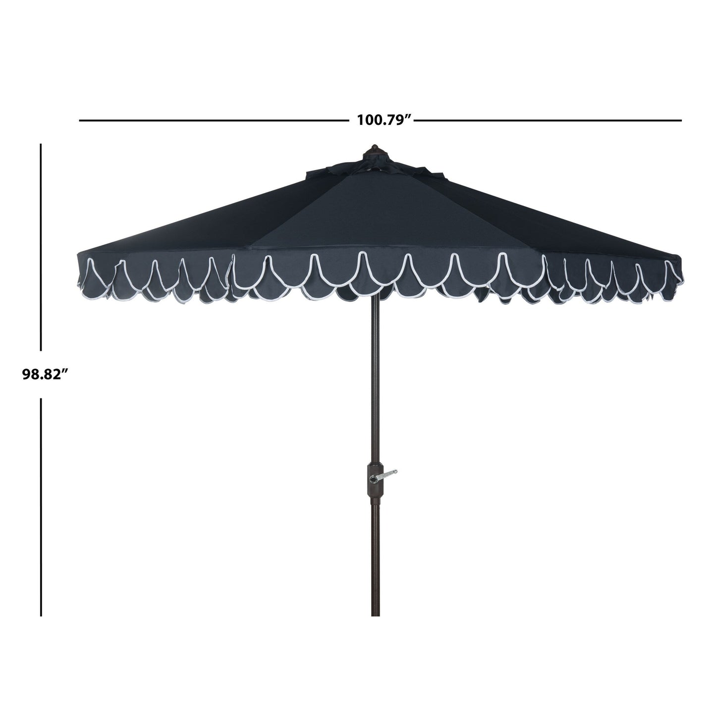 Parapluie élégant SAFAVIEH Gebbine de 2,74 m