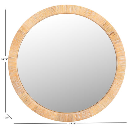 Miroir SAFAVIEH Home Mila 91 cm (36 po) - 91,4 cm (L) x 2,5 cm (P) x 91,4 cm (H)