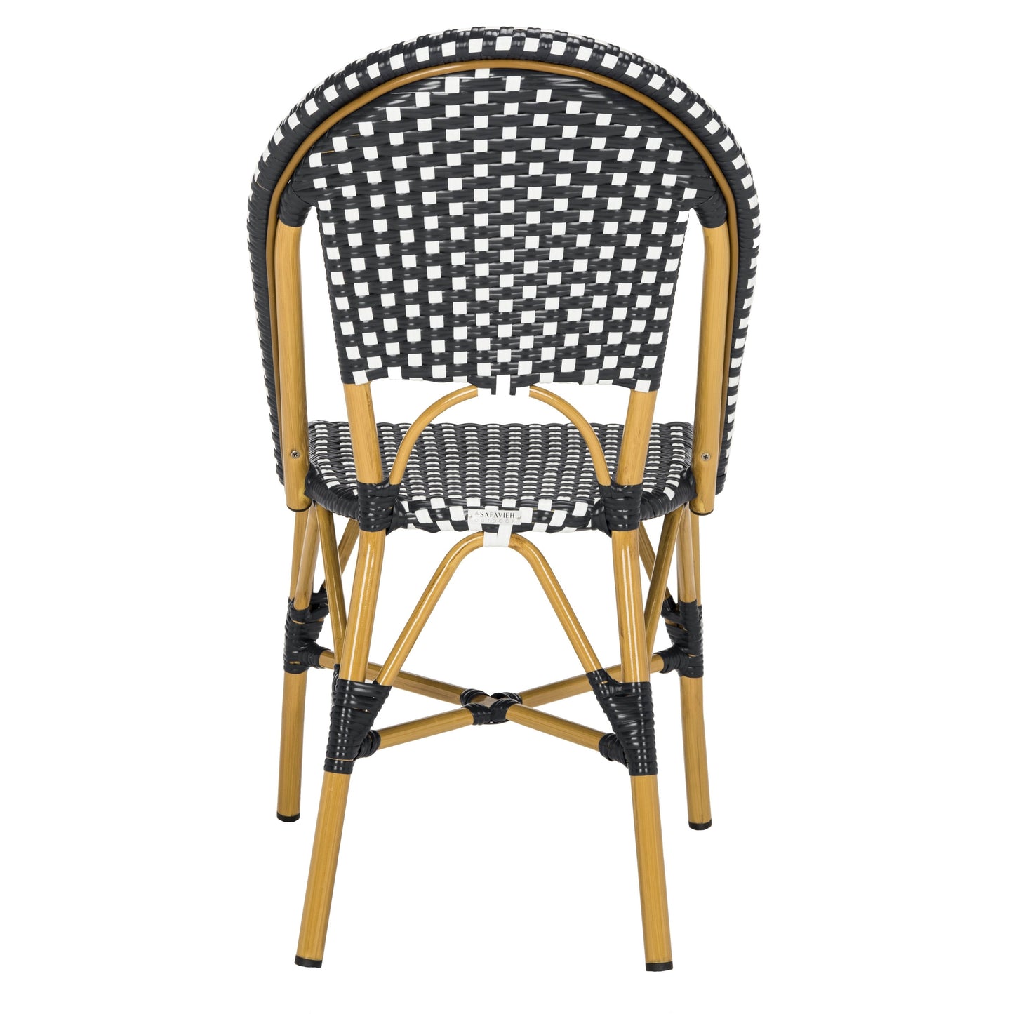 Chaises de salle à manger empilables SAFAVIEH Marolyn (lot de 2) - 45,7 cm (L) x 55,9 cm (P) x 88,9 cm (H)