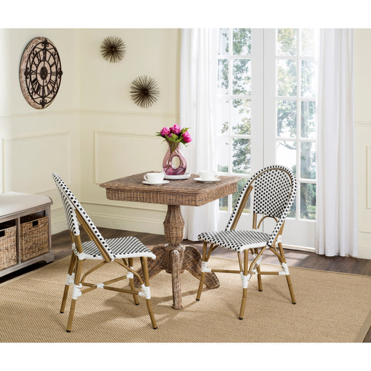 Chaises de salle à manger empilables SAFAVIEH Marolyn (lot de 2) - 45,7 cm (L) x 55,9 cm (P) x 88,9 cm (H)