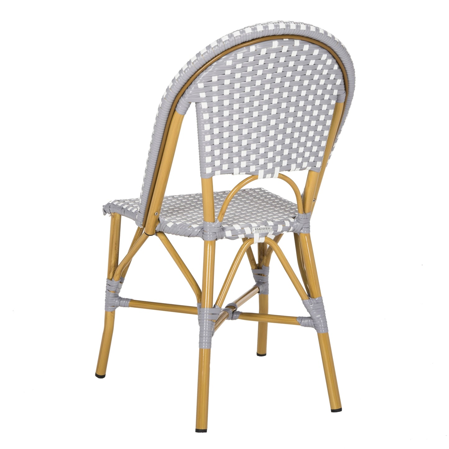 Chaises de salle à manger empilables SAFAVIEH Marolyn (lot de 2) - 45,7 cm (L) x 55,9 cm (P) x 88,9 cm (H)