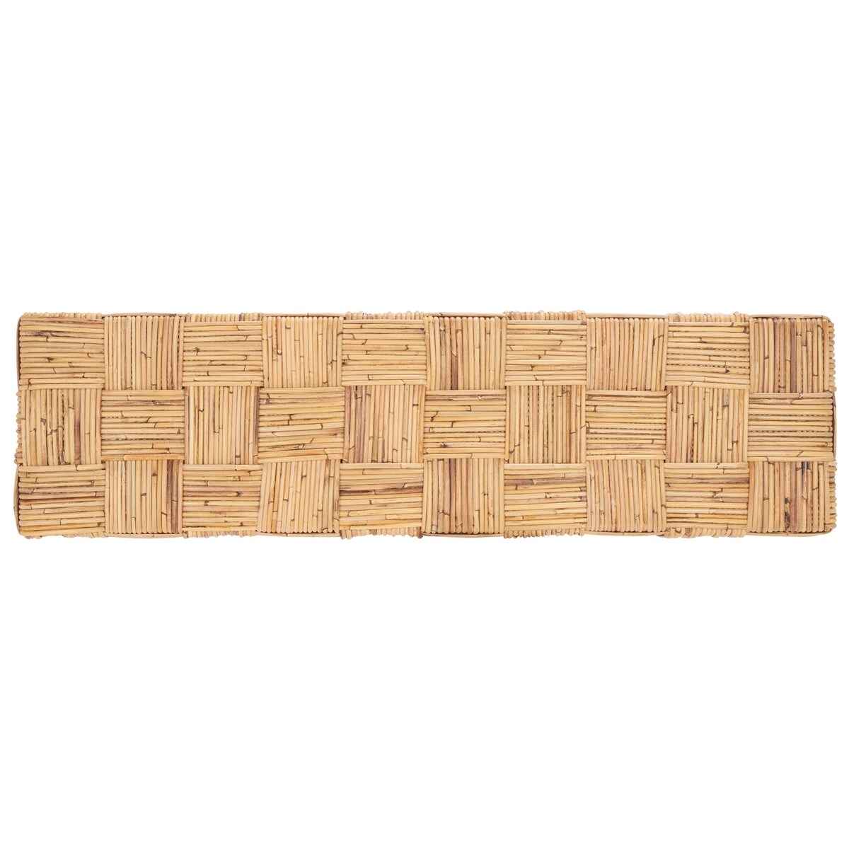 Console en rotin Mindel SAFAVIEH - 51 cm (L) x 14 cm (P) x 32 cm (H)