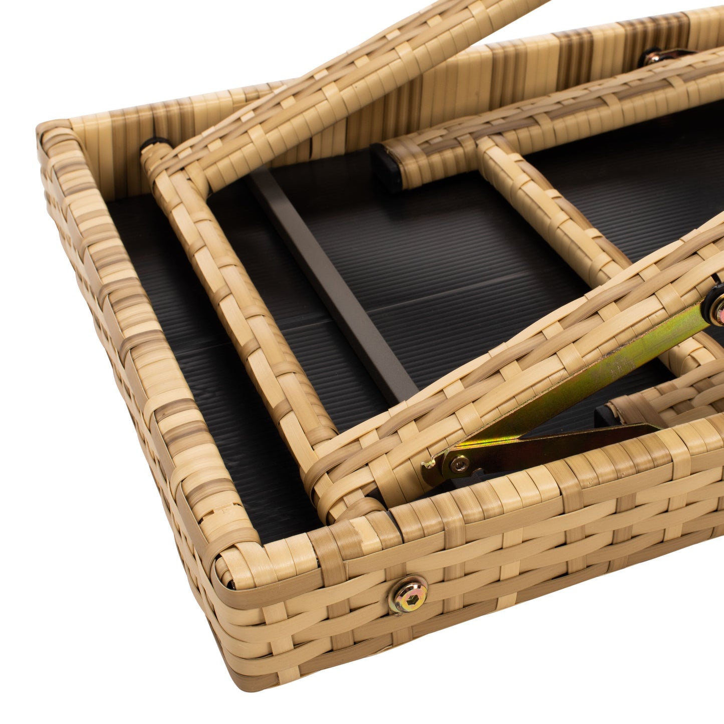 Ensemble de bain de soleil 3 pièces SAFAVIEH Outdoor Blaguna - 83 cm (L) x 20 cm (P) x 24 cm (H)