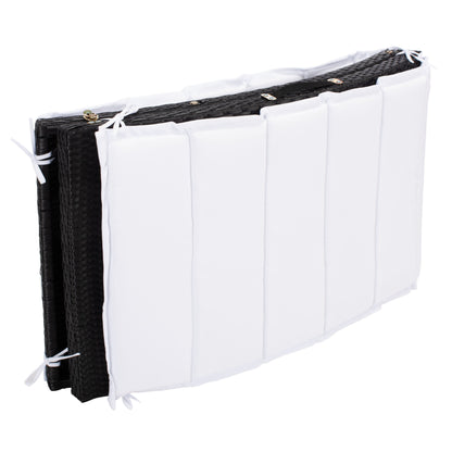 Ensemble de bain de soleil 3 pièces SAFAVIEH Outdoor Blaguna - 83 cm (L) x 20 cm (P) x 24 cm (H)