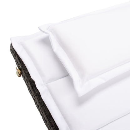 Ensemble de bain de soleil 3 pièces SAFAVIEH Outdoor Blaguna - 83 cm (L) x 20 cm (P) x 24 cm (H)