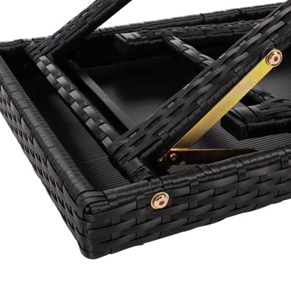 Ensemble de bain de soleil 3 pièces SAFAVIEH Outdoor Blaguna - 83 cm (L) x 20 cm (P) x 24 cm (H)