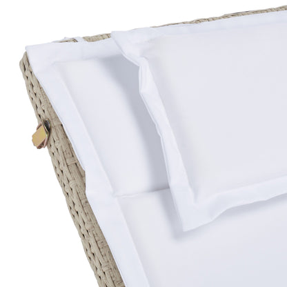 Ensemble de bain de soleil 3 pièces SAFAVIEH Outdoor Blaguna - 83 cm (L) x 20 cm (P) x 24 cm (H)