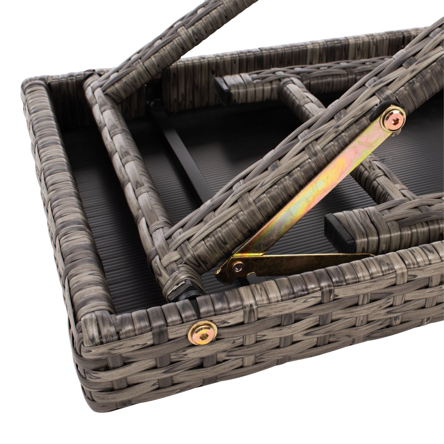 Ensemble de bain de soleil 3 pièces SAFAVIEH Outdoor Blaguna - 83 cm (L) x 20 cm (P) x 24 cm (H)