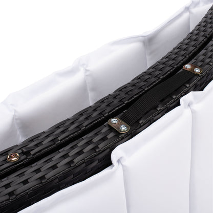 Ensemble de bain de soleil 3 pièces SAFAVIEH Outdoor Blaguna - 83 cm (L) x 20 cm (P) x 24 cm (H)