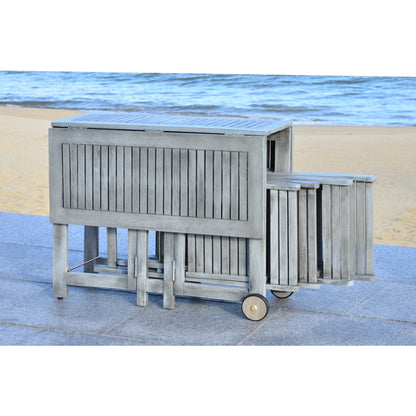 Ensemble de salle à manger d'extérieur SAFAVIEH Brandy 5 pièces - 43 po L x 35 po P x 29 po H