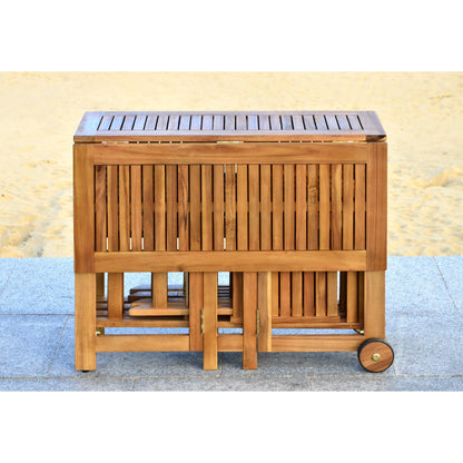 Ensemble de salle à manger d'extérieur SAFAVIEH Brandy 5 pièces - 43 po L x 35 po P x 29 po H