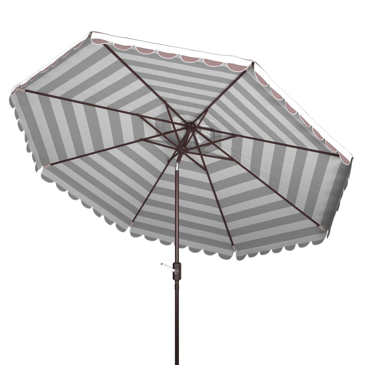 Parasol rond à manivelle SAFAVIEH Outdoor Jaylee de 3,35 m