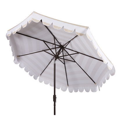 Parasol rond à manivelle SAFAVIEH Outdoor Jaylee de 3,35 m